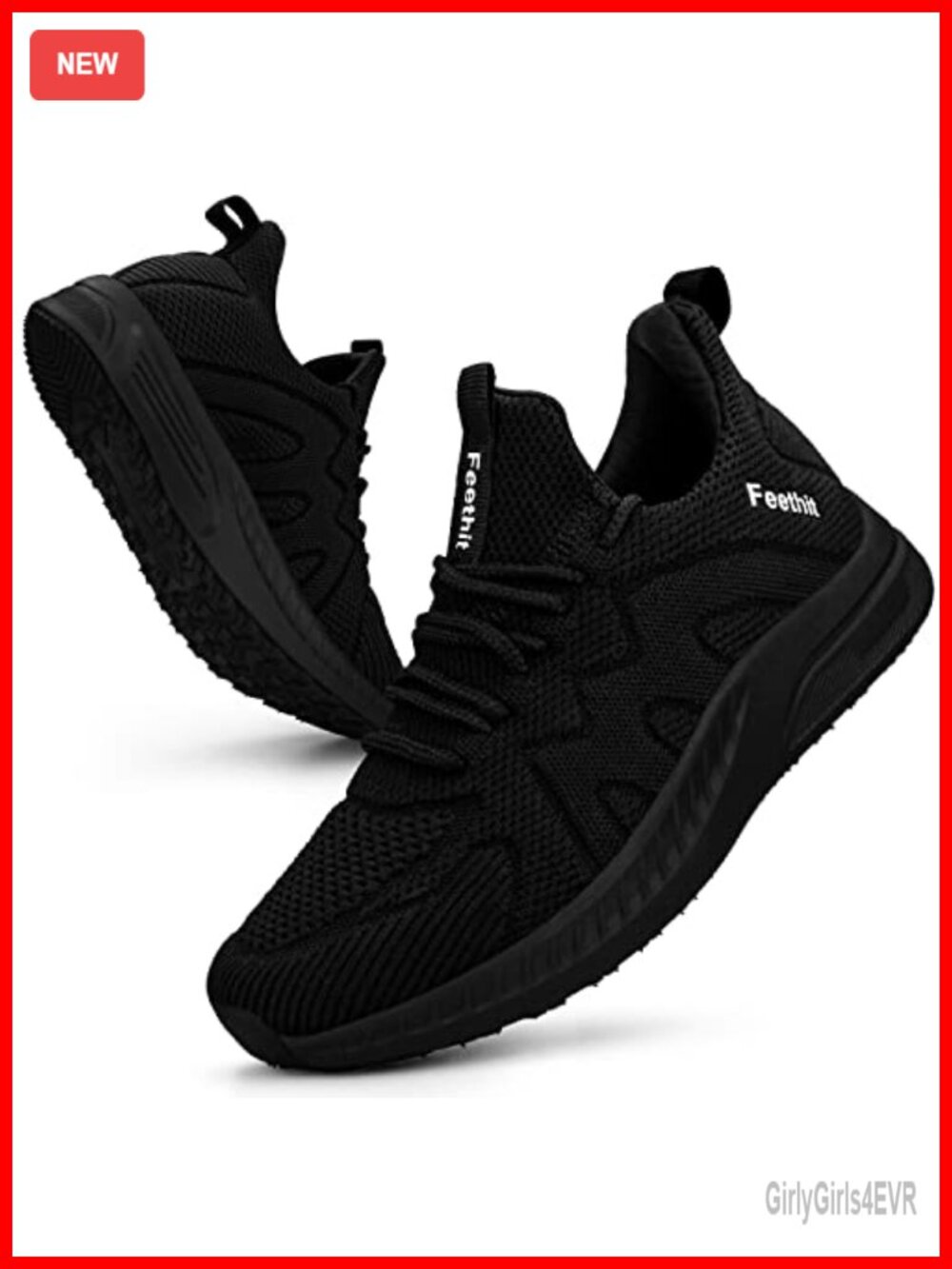 Feethit Women's Running Shoes Non Slip Gym Tennis Walking Sneakers